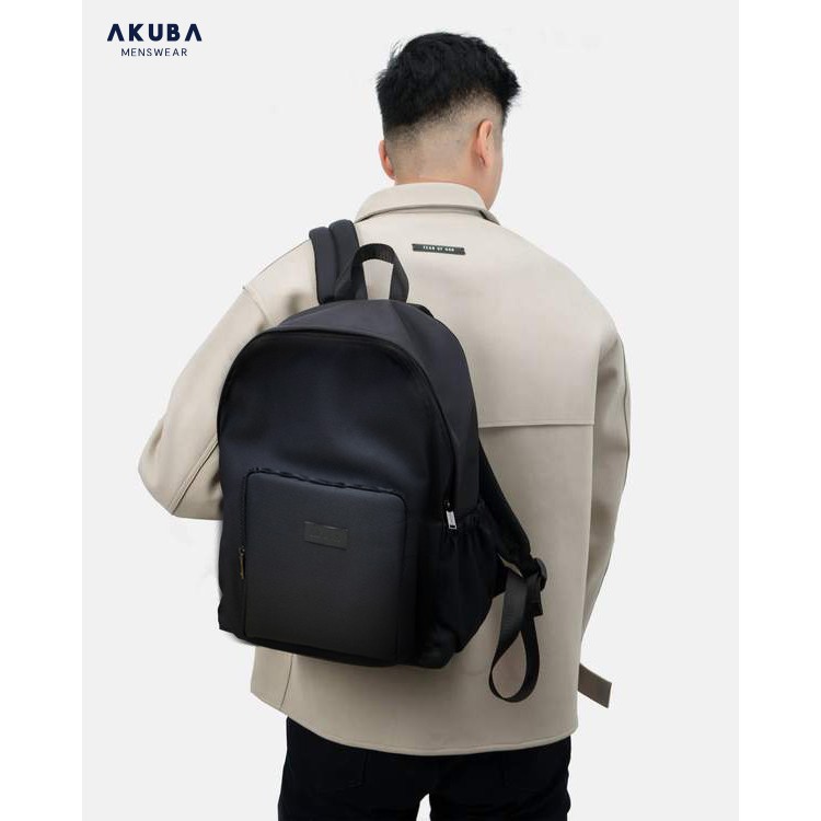 Balo laptop 15.4 inches chống nước AKUBA chất liệu Oxford , 7 ngăn, sức chứa lớn 01AB2088