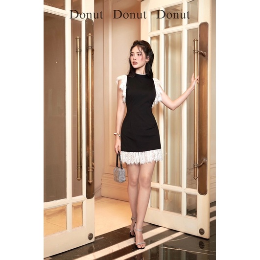 Váy umi phối ren mi