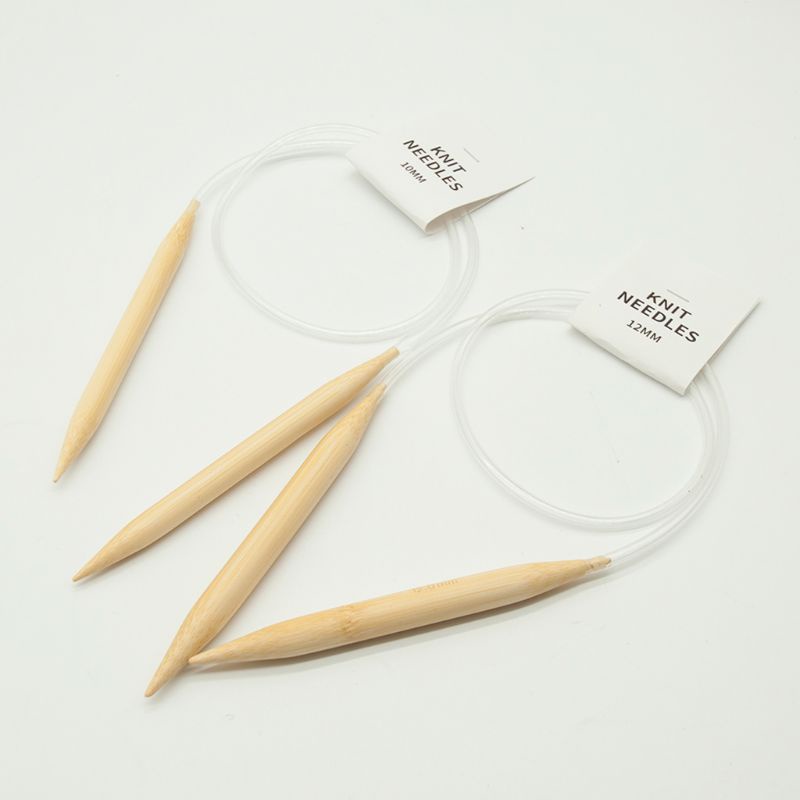 Bộ 2 Kim Đan Len Bằng Gỗ Tre 10mm 12mm