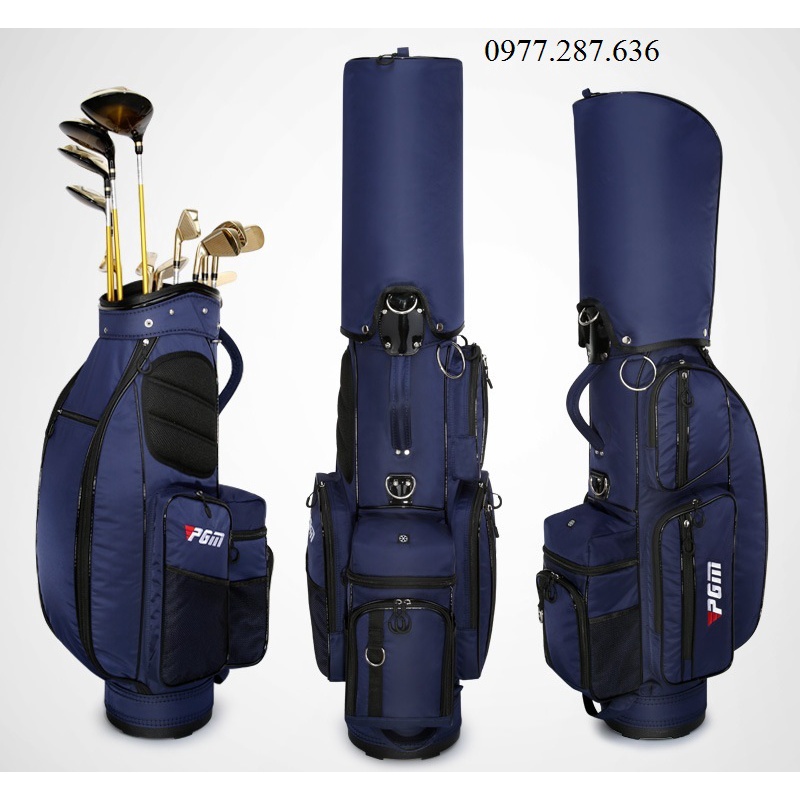 Túi gậy golf bag PGM đựng 14 - 16 gậy vải bạt siêu nhẹ tay cầm thuận tiện di chuyển shop GOLF PRO TM039