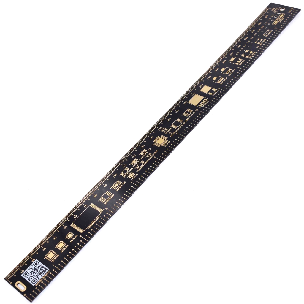 Thước đo lường 180 độ cho 15cm 20cm 25cm 30cm PCB Chip IC SMD Diode đa năng