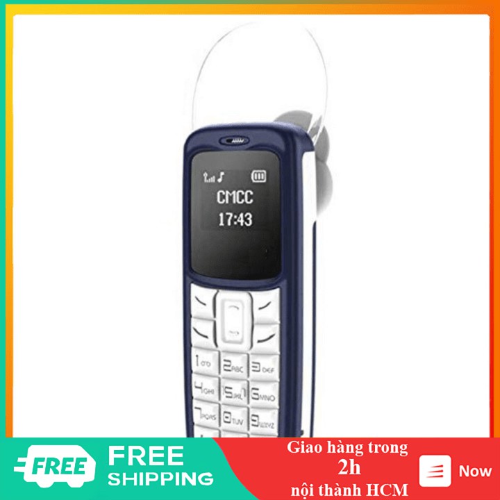 Điện thoại mini BM30 kiêm tai nghe bluetooth 1 sim hỗ trợ thẻ nhớ lên đến 36GB - DT0130