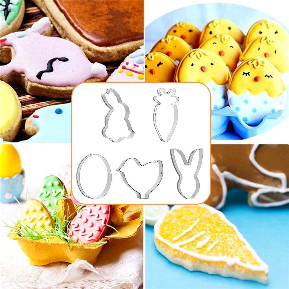 CONOPERY Khuôn Làm Bánh Kẹo Hình Thỏ Phục Sinh Dễ Thương