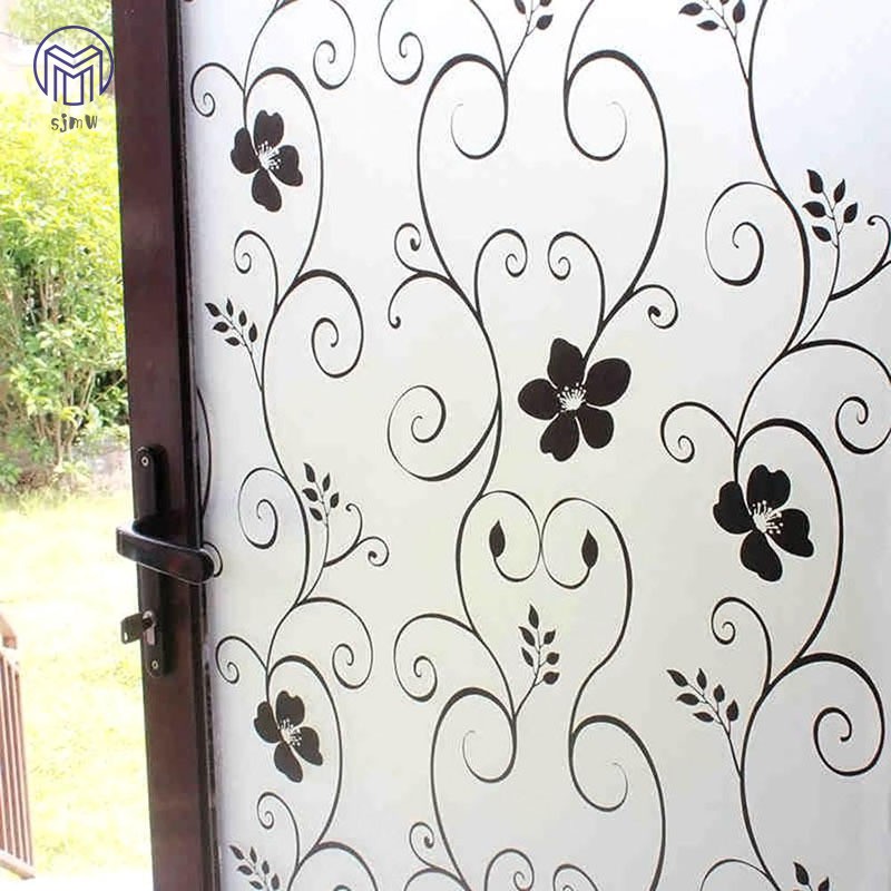 ☆SJMW☆ 200 x 60CM Home Bathroom Office Glass Walls Window Door Privacy Film Sticker PVC Frosted