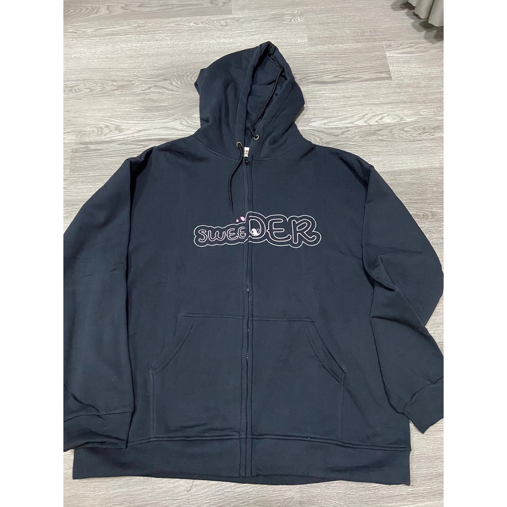 Áo Khoác Hoodie Zip SWEE DER Nỉ Bông Form Rộng Nam Nữ Unisex Phong Cách Ulzzang