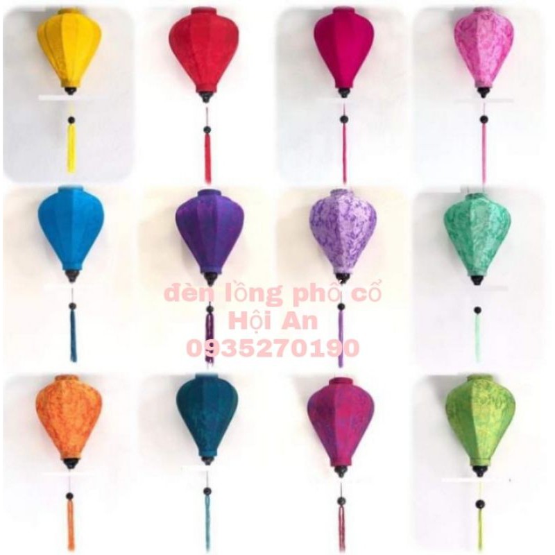Đèn lồng Hội An kiểu củ tỏi , 10,20,30 cm