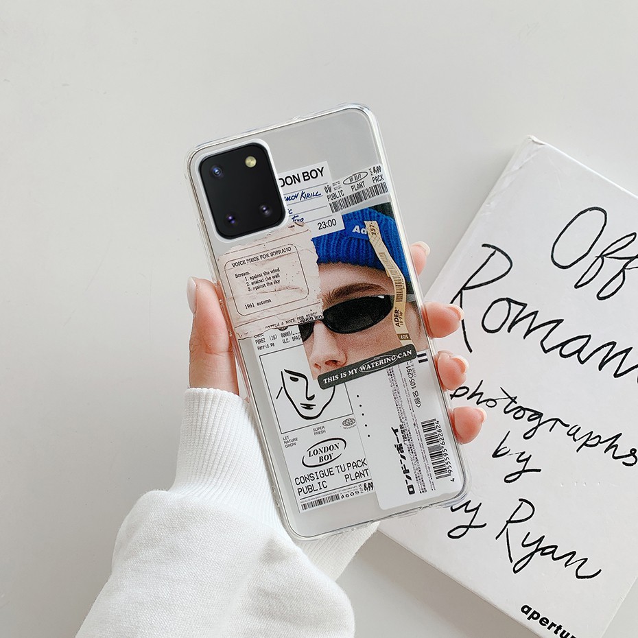 Ốp điện thoại silicone tpu mềm độc đáo cho Samsung Galaxy Note 10 Lite / S10 Lite