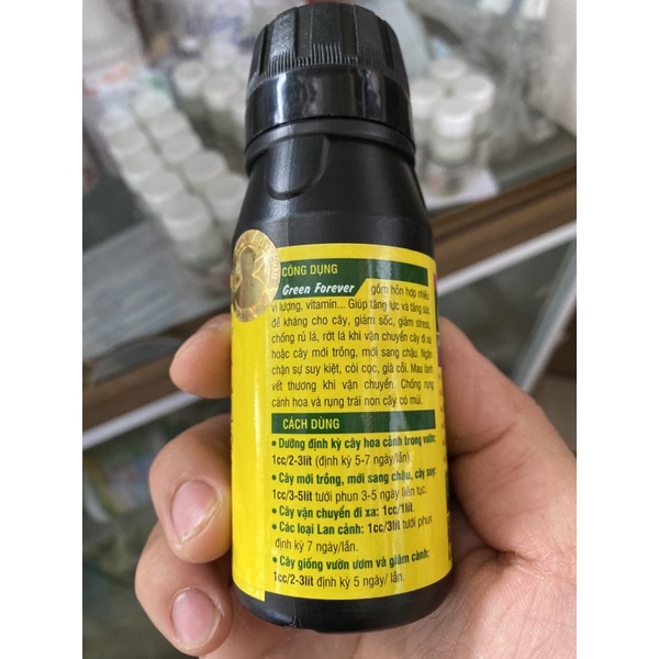 Phân bón vi lượng Green Forever chai 100ml chuyên dùng cho Hoa Lan &amp; cây Kiểng