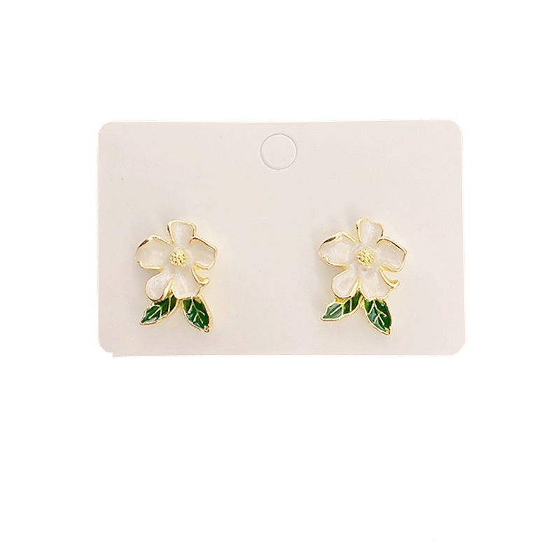 Bông Tai Mạ Bạc 925 Hình Hoa Thanh Lịch Cho Nữ