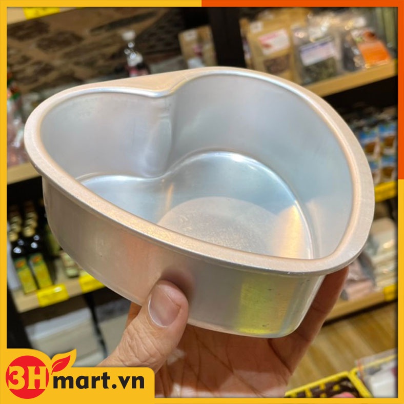 Khuôn tim nhôm đúc đáy liền 16cm