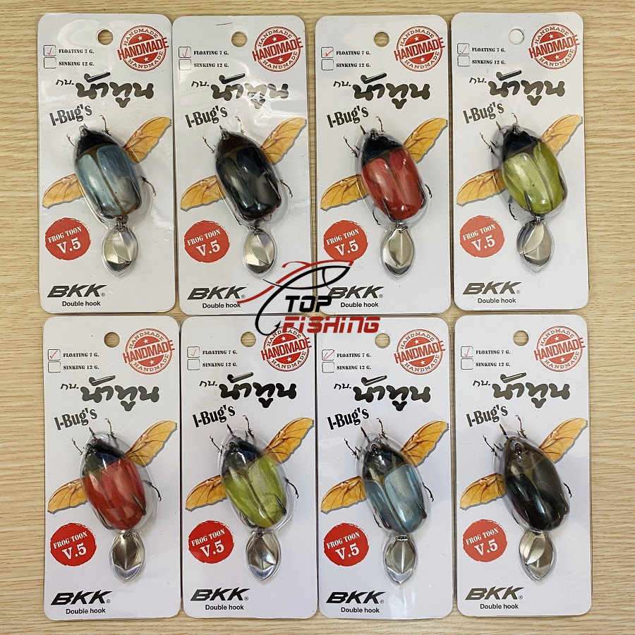 Nhái Hơi Frog Toon V5 - Hàng Chính Hãng Thái Lan - Nặng 7gr  Action Nổi - TopFishing