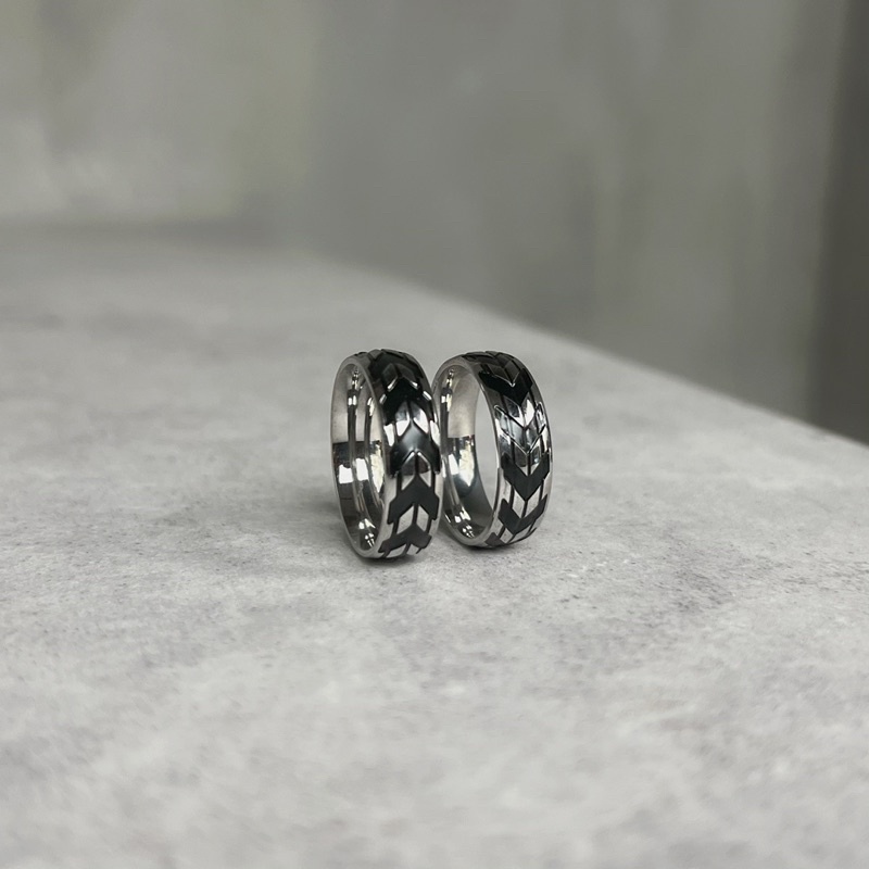 Nhẫn tròn biểu tượng hướng mũi tên