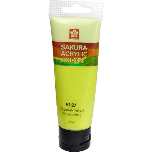 Màu Acrylic Sakura 20ML - GREENISH YELLOW