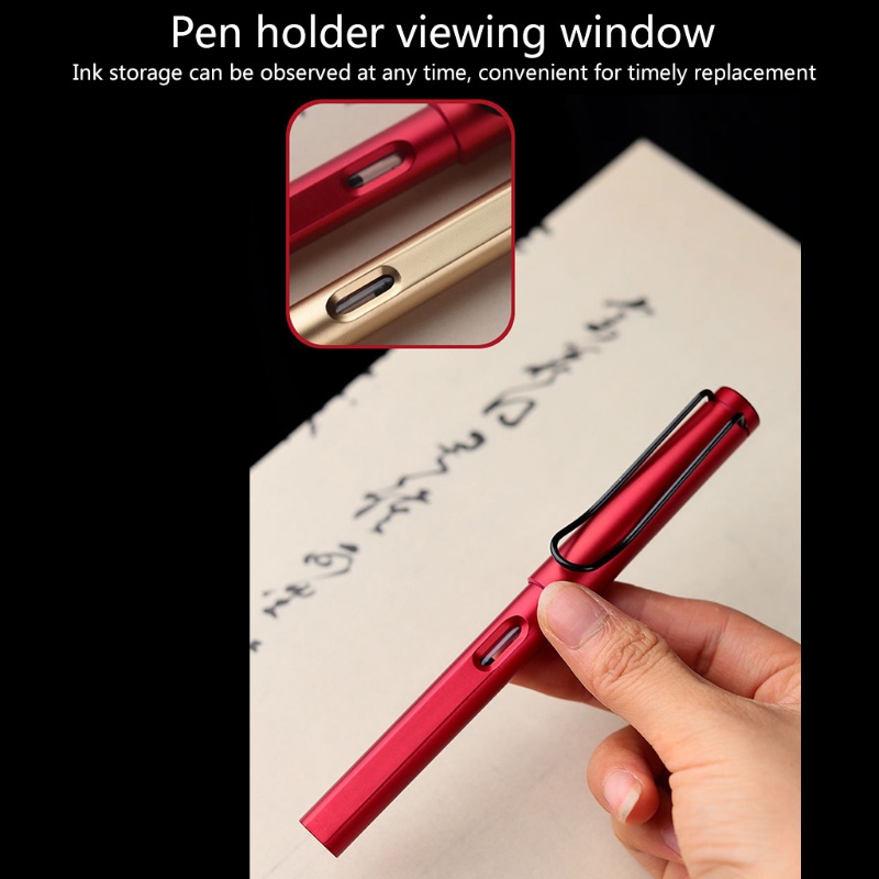 Bút mực đen viết thư pháp có thể bơm mực lại tiện dụng/Bút máy thư pháp/Bút lông thư pháp