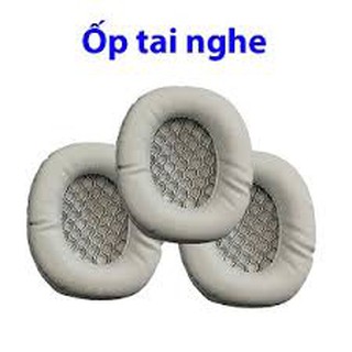 Cặp Ốp tai nghe trắng hình Ovan, Elip