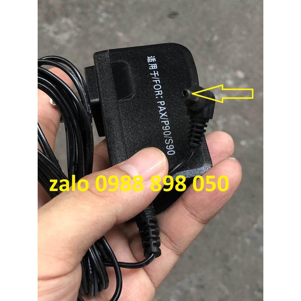 Adapter sạc máy Pos S90 9V 1A