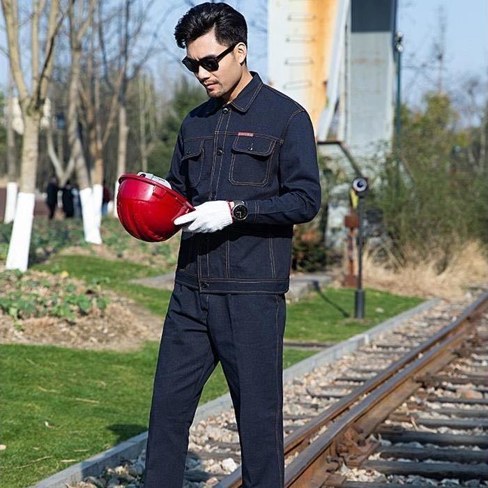 Bộ Đồ Bảo Hộ Lao Động Một Mảnh/Đ Thợ Hàn Denim Cho Nam