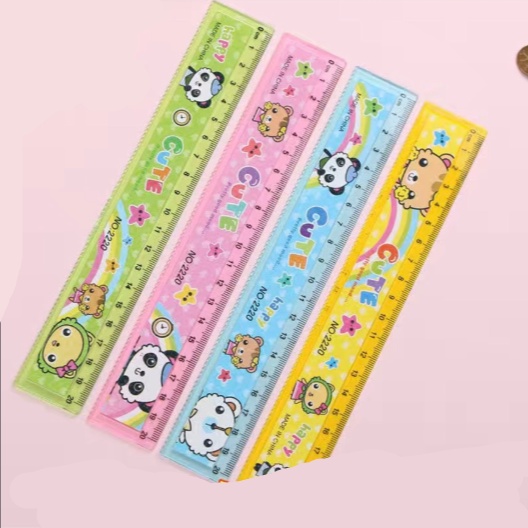 [Hàng mới về] Thước kẻ Cute họa tiết Hoạt hình 20 cm cho bé đi học