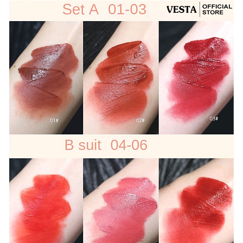 Son Kem Lì 💕𝑭𝒓𝒆𝒆𝒔𝒉𝒊𝒑💕 Son Herorange - Son Dưỡng Kem Lì Nội Địa Trung Set 3 Cây | Thế Giới Skin Care