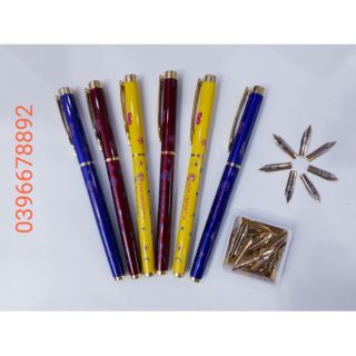 Sét 6 bút kim thành 18 +10 ngòi thay thế