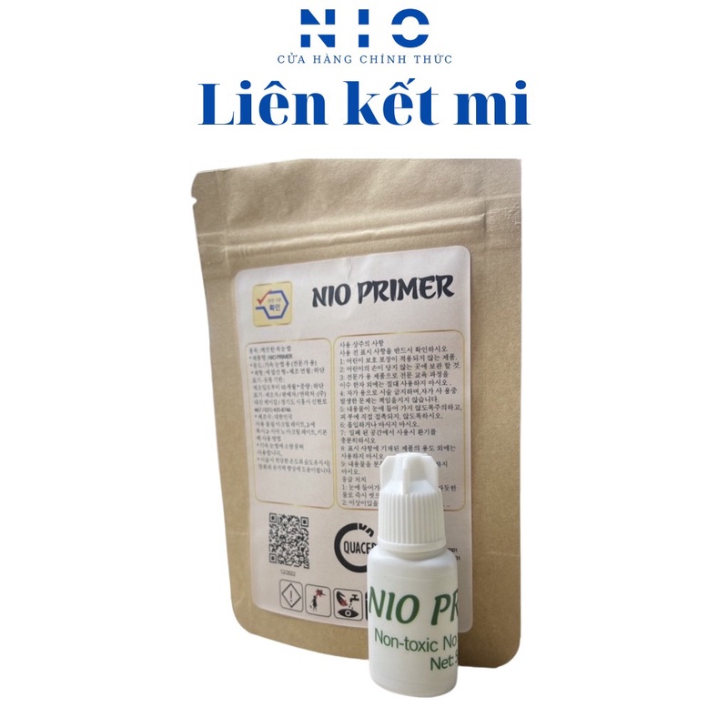 Liên kết tạo độ bền khi nối mi ( NIO PRIMER - bổ trợ keo nối mi )