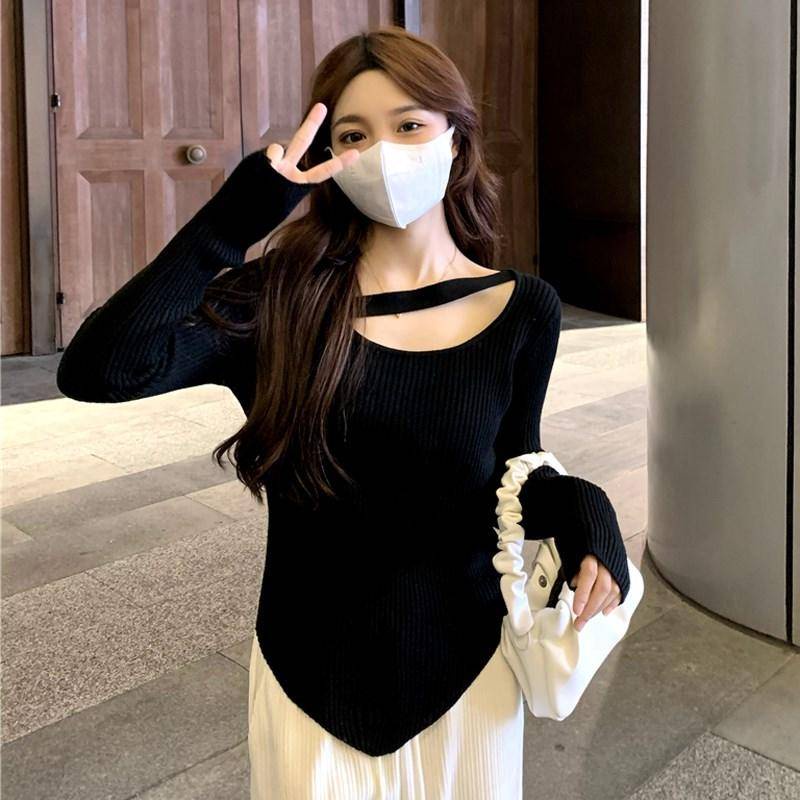 Áo sweater ZHELIHANGFEI dệt kim thiết kế thời trang dành cho nữ