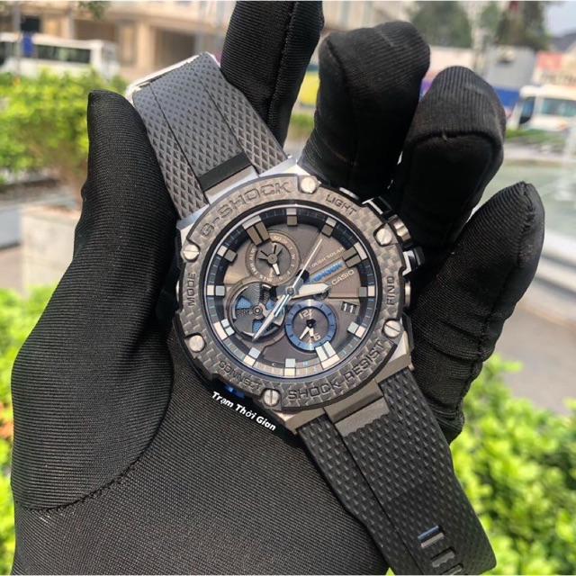 Đồng hồ nam Casio G-shock GST-B100XA - Kích thước vỏ : 58,1×53,8×14,1mm