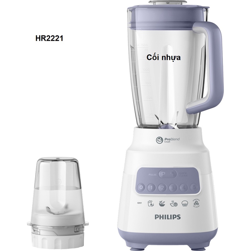 [Bảo hành 24 tháng] Máy xay sinh tố Philips HR2221 | HR2222 | HR2223 - Đẹp, Bền