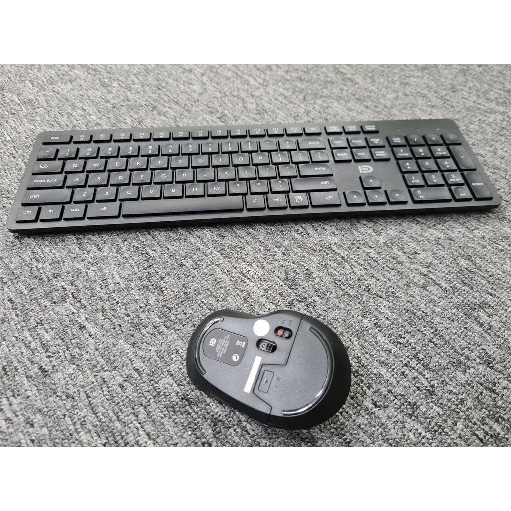 Bộ bàn phím không dây và chuột không dây FD EK783 chính hãng, cao cấp sử dụng cho Smart TV, Máy tính, Laptop