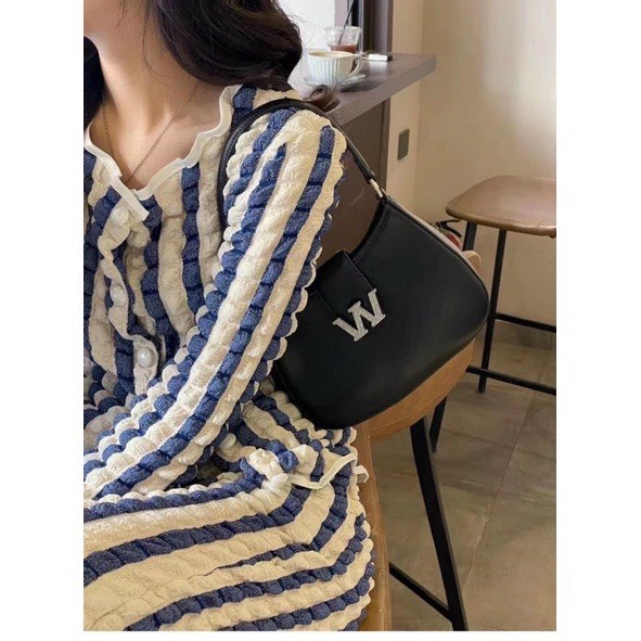 Túi Kẹp Nách Nữ ❤️XẢ KHO BÁN LỖ❤️ Túi Đeo Chéo, Đeo Vai Phối Chữ Đính Đá 250