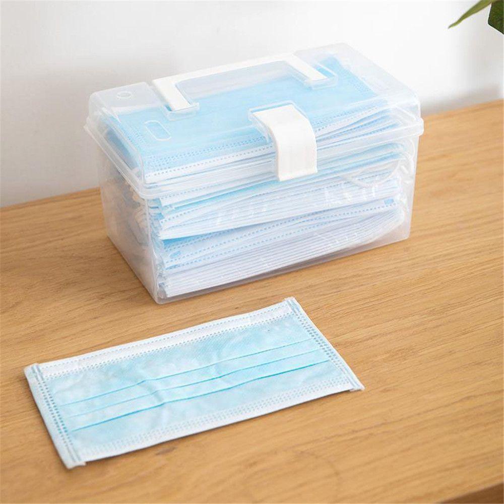UUMIR Hộp Đựng Khẩu Trang Y Tế Trong Suốt Chống Bụi Không Thấm Nước