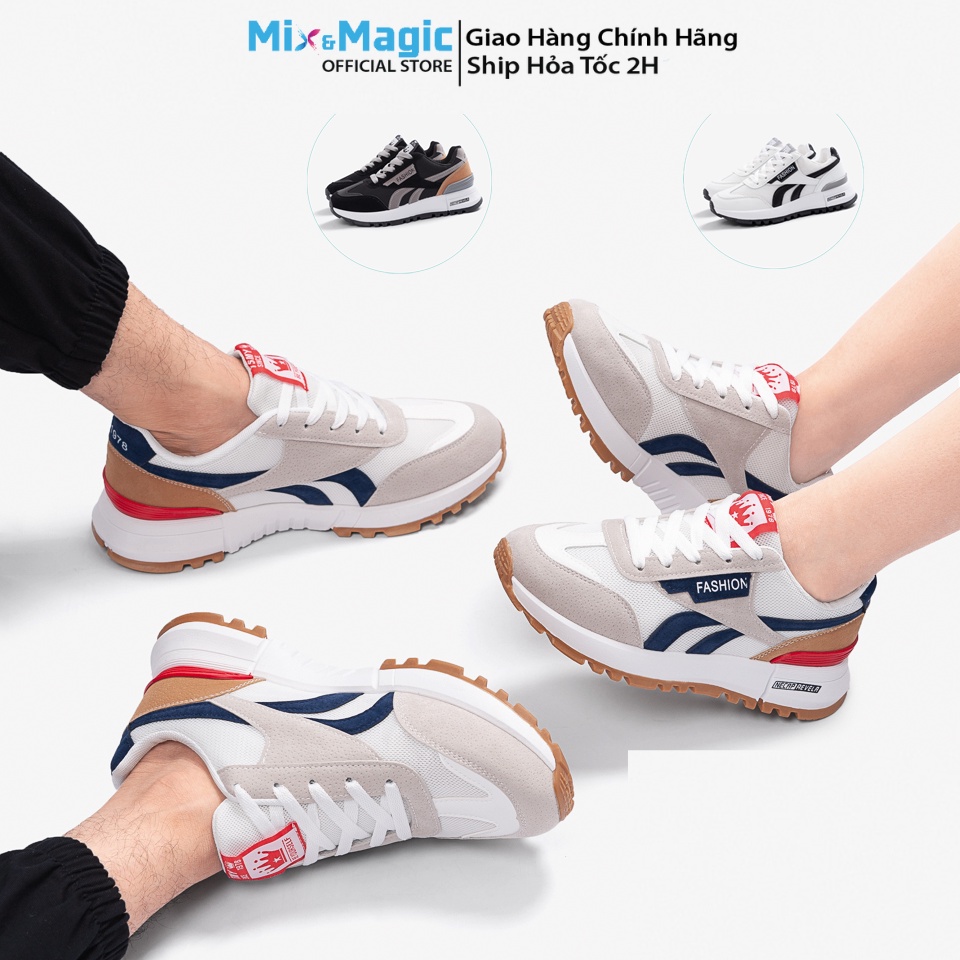 Giày Thể Thao Sneaker Cặp Đôi Bata Nam Nữ MINSU Classic M3302 Hàn Quốc Nam Nữ Mix Đồ Đi Học, Chơi, Du Lịch