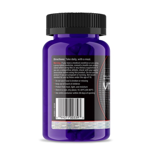 Vitamin D 1000IU Ultimate Nutrion tăng khả năng hấp thụ canxi, phốt pho trong cơ thể giúp xương vững chắc (Lọ 60 viên)