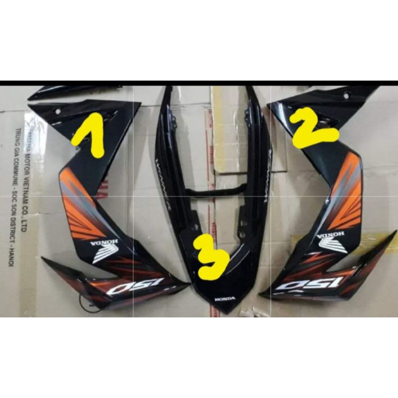 Cánh yếm  trái, phải winner V1 đen cam đời tem 2015 rin new 100%