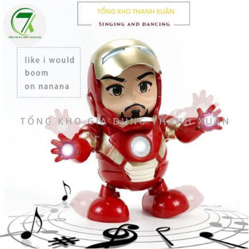 Iron Man Hero Đồ chơi Robot nhảy múa theo nhạc cực kỳ vui nhộn cho các bé