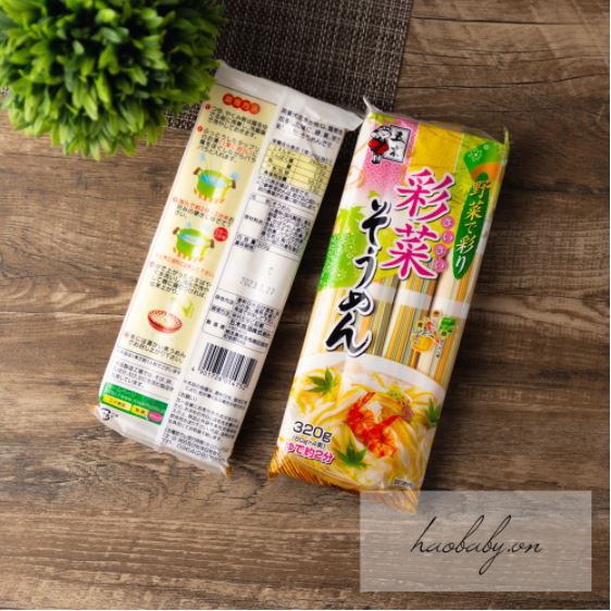 [Haobaby shop] Mì somen rau củ Itsuki cho bé ăn dặm