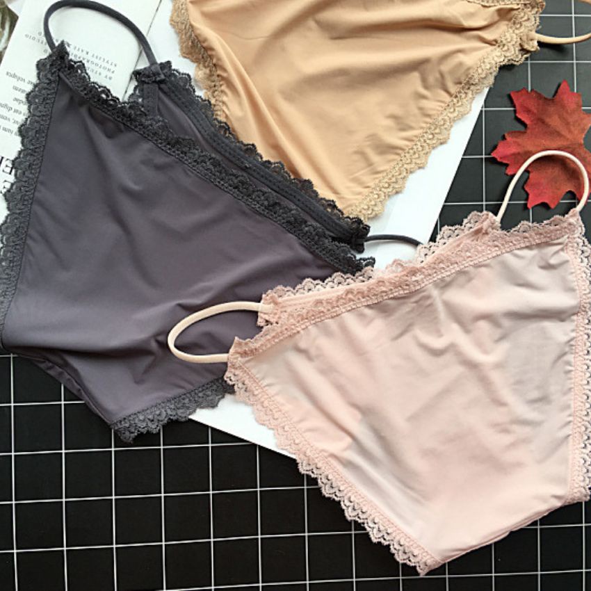 Quần lót nữ cấp gợi cảm, quần chíp 2 dây viền ren sexy thoáng mát mềm mịn Kingshop L829