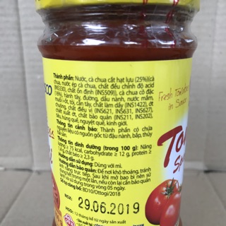 Lọ Sốt Spaghetty Tomato OTTOGI 400g
