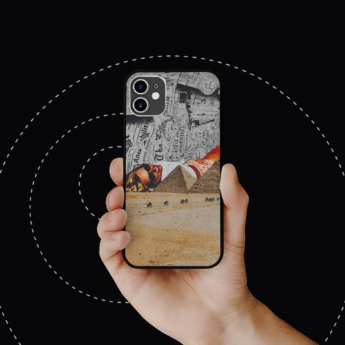 Ốp lưng iphone hình egypt collage art pop art cute bảo về camera  cho các dòng SAMSUNG PAP20210860