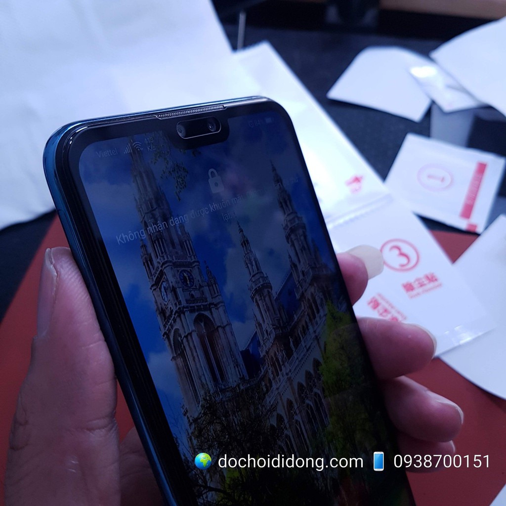 Miếng Dán Cường Lực Full Màn Hình Huawei Y9 Zacase Full Keo