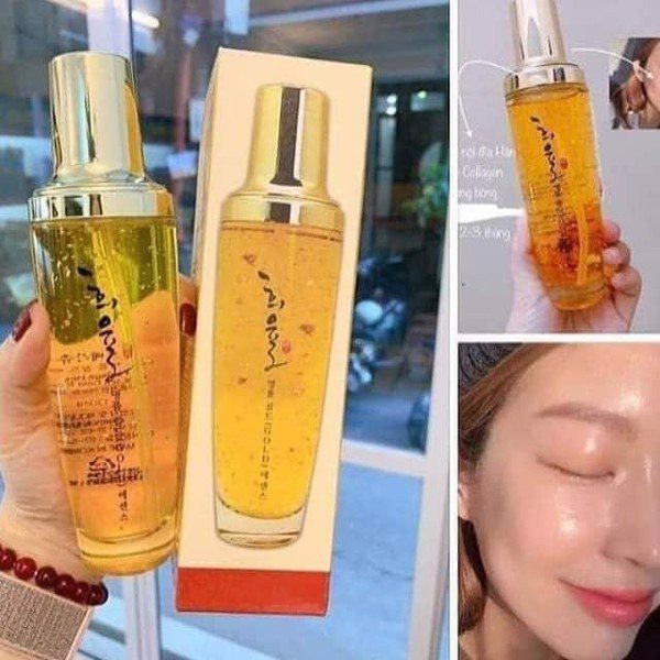 Tinh chất vàng 24K Lebelage Hee  Yul Lebelage  Premium Gold Essence 130ml, Serum trắng mịn da, căng bóng, mờ thâm nám | BigBuy360 - bigbuy360.vn