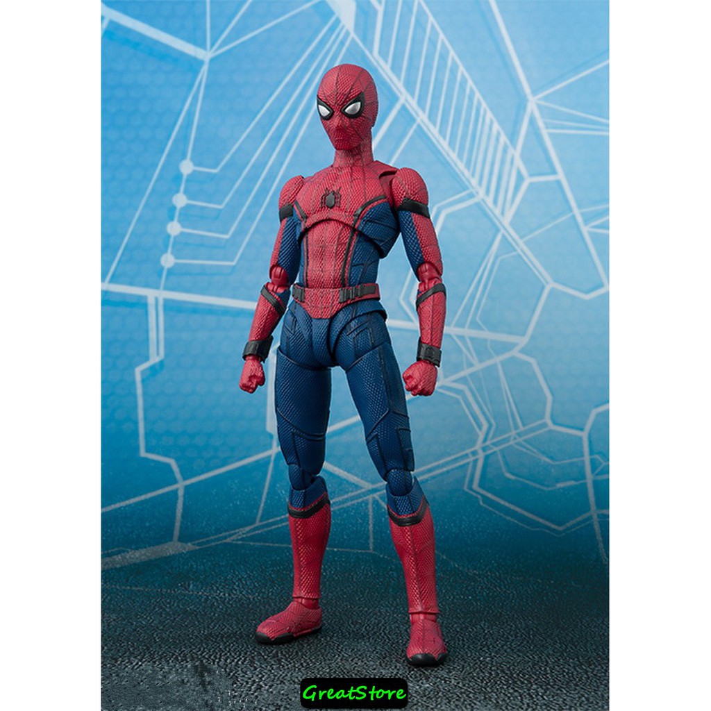 ( CHẤT, HÀNG CÓ SẴN ) MÔ HÌNH SPIDER MAN HOME COMING FIGMA AVENGERS CỬ ĐỘNG ĐƯỢC