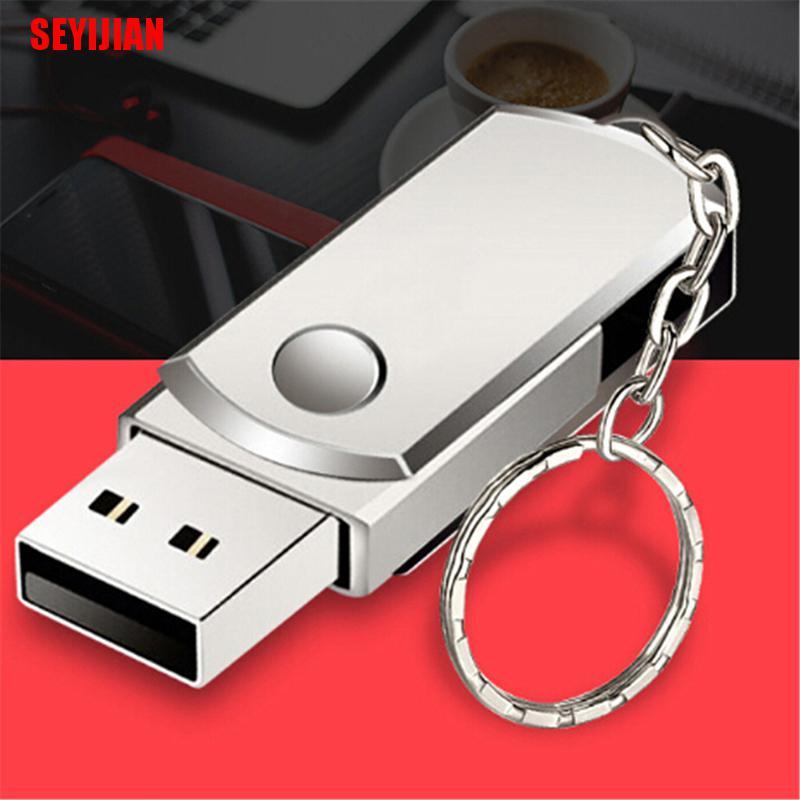 (SEY) Stainless Steel Usb 2.0Pen Drive 1Gb Flash Drive Stick Flash Drive With Keychain