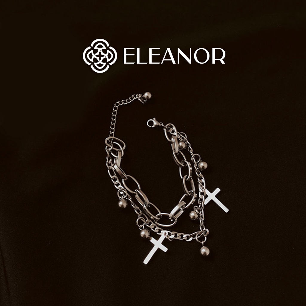 Vòng tay nữ cá tính Eleanor Accessories mắt xích phụ kiện trang sức thời trang phá cách