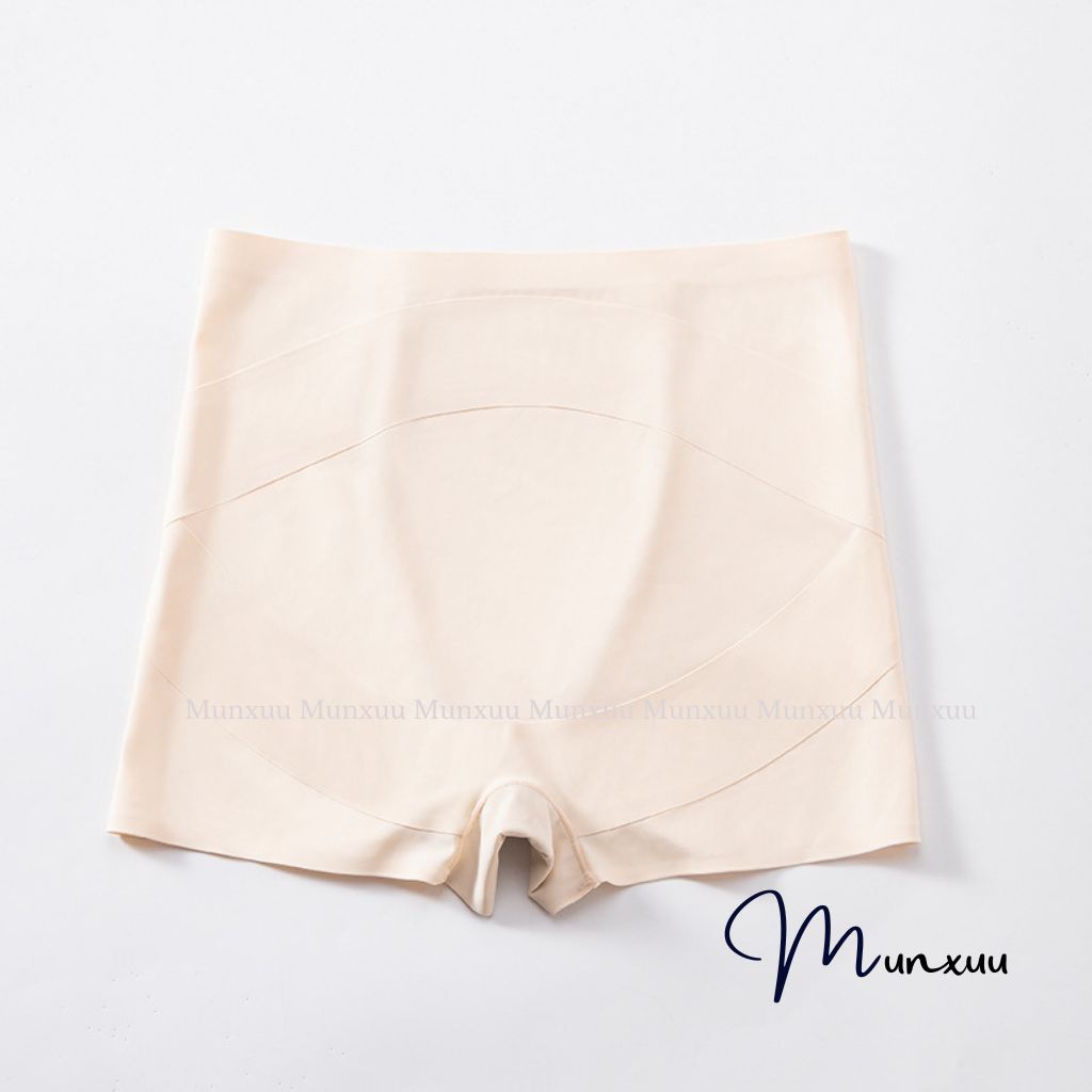 Quần mặc váy cạp cao hỗ trợ gen bụng MUNXUU vải su mát lạnh chống lộ nâng mông tôn dáng - QV09
