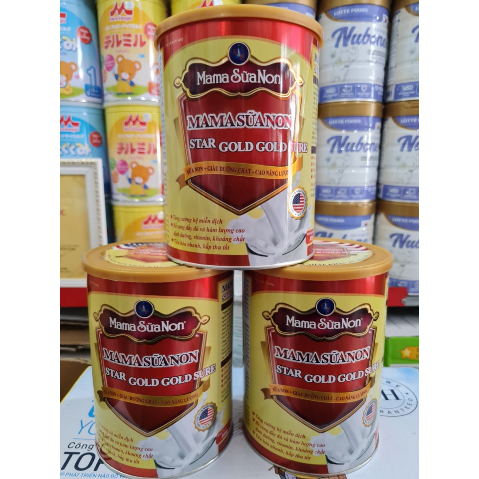 Mama Sữa Non Star Gold Gold Sure lon 800g
