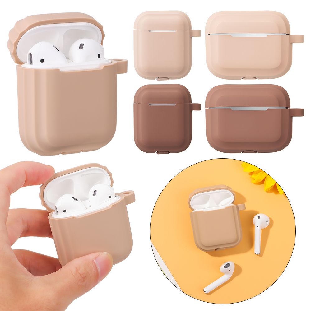 MAYSHOW Soft protective Case Fashion Earphone Protective Shell Earphone Sleeve Perfect Fit TPU Comfortable Simple Suitable For AirPods1/2/Pro/Multicolor