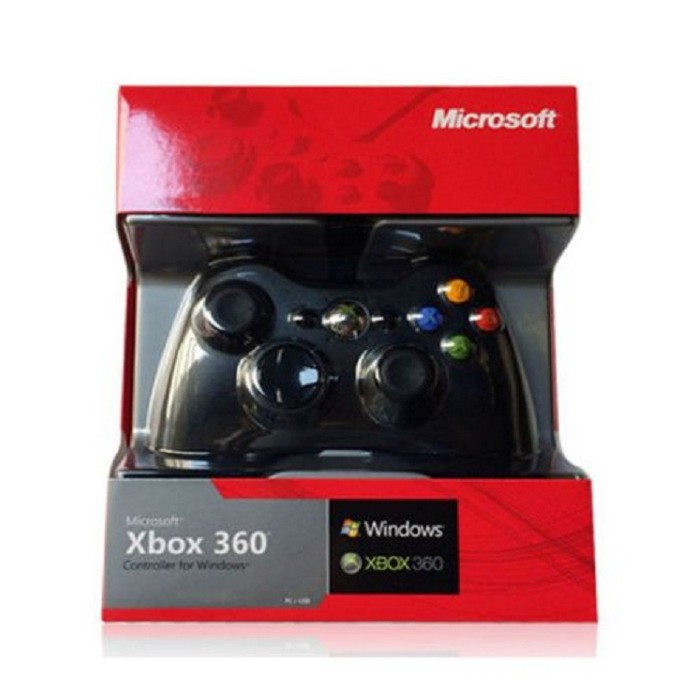 Mua ngay Tay Cầm Chơi Game Xbox 360 Usb - Tay Cầm Chơi Game PC, LapTop, Cắm Cổng USB [Freeship 10k]