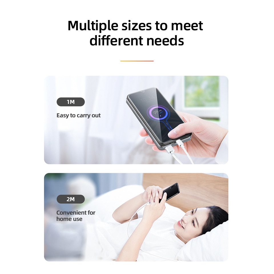 Dây cáp sạc Type C chính hãng sạc nhanh cho Poco M3 X3 NFC F2 Mi 11 9 Black Shark 3 Redmi Note 10 K30 TipoC 1M 2M