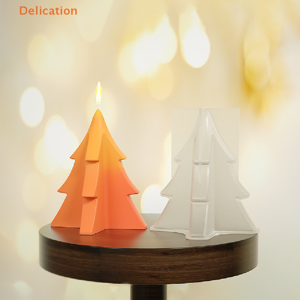 1 Khuôn Silicone Tạo Hình Cây Thông Giáng Sinh Ba Chiều